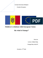 Moldova's Relations With European Union: The Wind of Change?