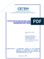 Cianuracion Por Agitacion - Caso en Ecuador