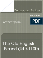 English Culture and Society