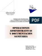 Operaciones Administrativas y Documentación Sanitaria - Canarias PDF