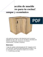 Construcción de Mueble Esquinero para Tu Cocina