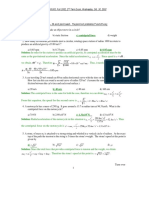 Physics Questionnaire