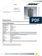 Tds Panaray mb4 Modular Bass Loudspeaker PDF