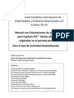 Codificación CIE 10