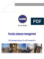 Annular Pressure Management - OISD Well Integrity Workshop, Nov., 2013