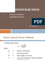 Base Shear Seismic