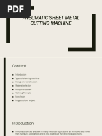 Pneumatic Sheet Metal Cutting Machine