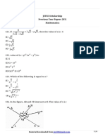 9 2011 Jstse Mathematics