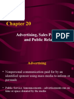 Advertising, Sales Promotion, and Public Relations