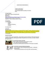 Lesson Plan Integration (Types of Sewing Machine)