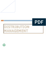 Distribution and Channel Management