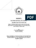 CONTOH MODUL Materi Fisika MTs