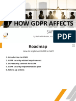 How GDPR Affects SAP Security Webinar