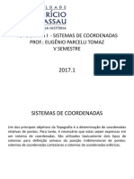 Topografia I - Sistemas de Coordenadas