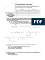 Question Alkane and Cycloalkane