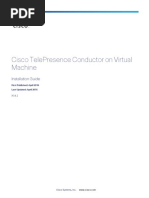 TelePresence Conductor Virtual Machine Install Guide XC4 2