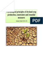 Physiological Principles of Dryland Crop Production