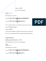 Example Problem Sound Wave