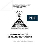 Antologia de Derecho Romano