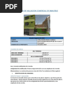 Informe de Valuacion Comercial de Inmueble