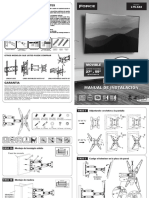 Manual de Instrucciones Soporte TV