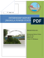 Power Station Mangla Internship Report