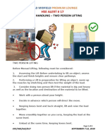 HSE ALERT NO. 17-Two Person Lifting