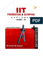 (IIT JEE IITJEE Maths Foundation) BMA Brain Mapping Academy Hyderabad Teachers - BMA Math Class 9 Part 2 from Permutation Combination Standard IX IIT JEE Foundation and Olympiad Explorer Mathematics f.pdf