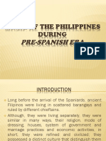 Music of The Philippines During Pre-Spanish Era