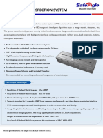 SE-UVIS200 Fixed Under Vehicle Inspection System Specification PDF