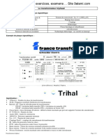 6 Exercices Le Transformateur Triphase 2 Bac Science Dingenieur PDF