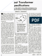 Output Transformer Specifications - Norman H. Crowhurst (Audio, Jun 1957)