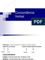 Concordância Verbal