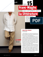 Palmares Ecrivains Contemporains Maghrebins