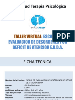 PPT - Escala de Evaluacion de Desordenes Por Deficit de Atencion E.D.D.A. PDF