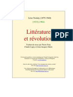 Litterature Et Revolution PDF