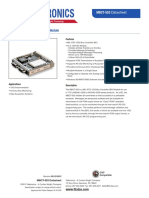 TTC MBCT 553 MIL STD 1553 Bus Controller Module Product Sheet