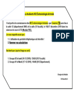 Avis Aux Étudiants M2 Ecotoxicologie Animale