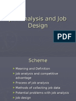 Job Analysis and Job Design