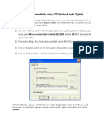 Database Connectivity Using ADODC