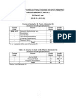 M. Pharmacy Part-II (Semester III & IV)