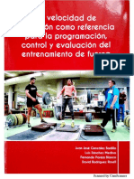 La Velocidad de Ejecución Como Referencia para La Programación, Control y Evaluación Del Entrenamiento de Fuerza - Gonzalez Badillo