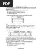 Ejercicios de Valoración de Acciones