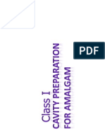 Class I Cavity Preparation For Amalgam (Compatibility Mode)