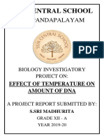 Biology Project Class 12