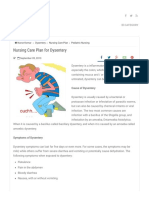 Nursing Care Plan For Dysentery - Nurse Komar PDF