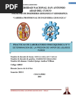 (Determinacion de La Presion de Vapor de Liquidos Puros) II