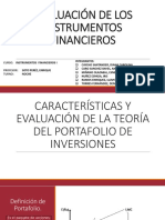 Evaluación de Los Instrumentos Financieros