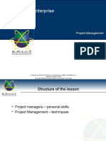 Professional & Enterprise Development CE00315-2: Project Management