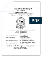 IIP Final Report (AJAY KARANAM) PDF